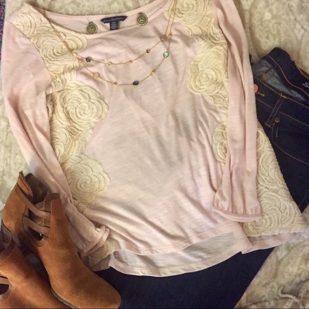 American eagle lace top